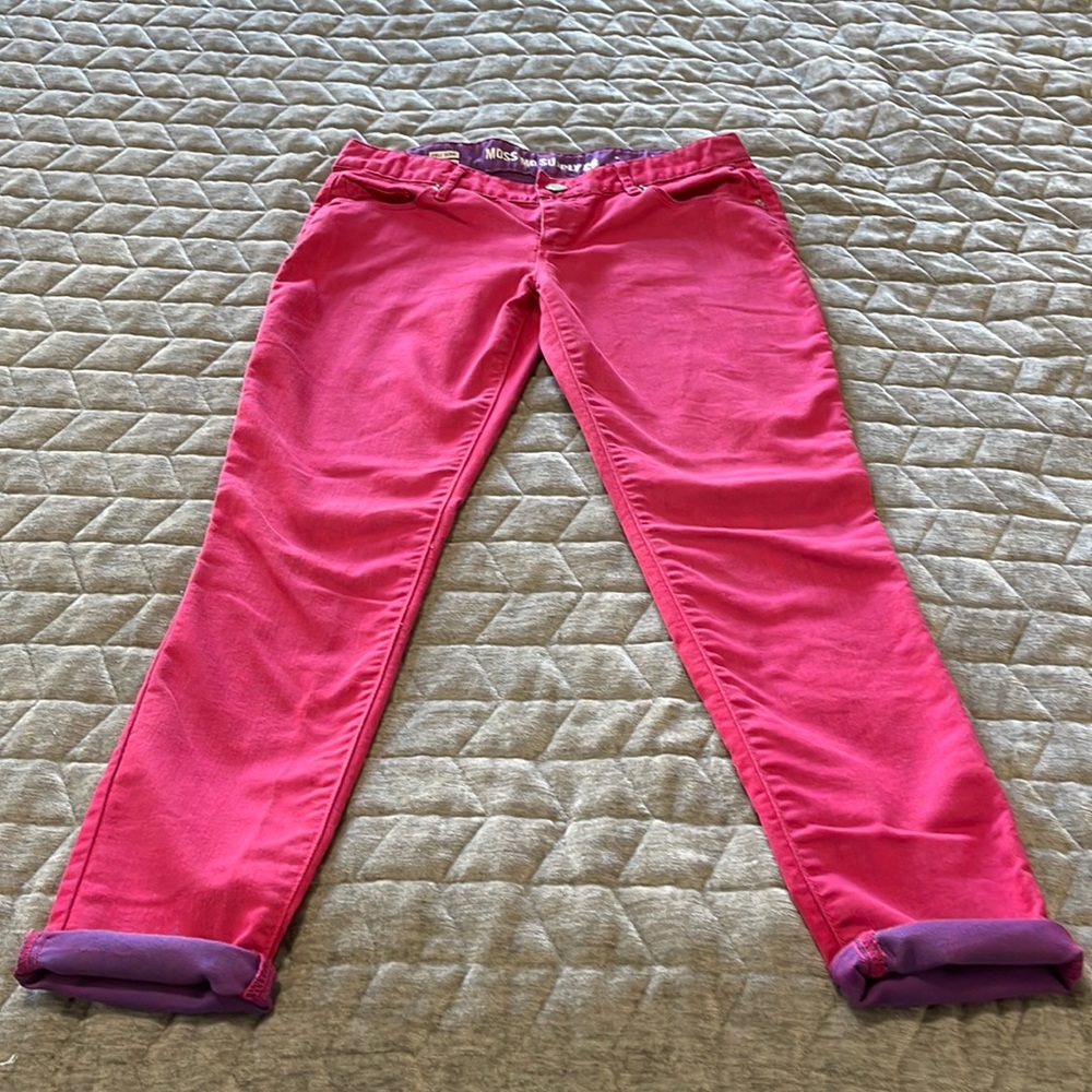 Pink ankle skinny jeans - Mossimo Sz 7